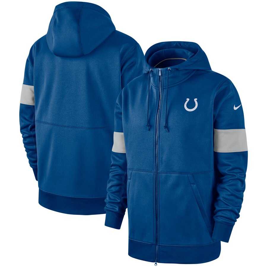 Indianapolis Colts Nike Sideline Performance Full Zip Hoodie Royal,We sell and wholesale Indianapolis Colts Nike Sideline Performance Full Zip Hoodie Royal on line form chian!